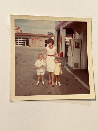 Vintage photo woman children - vintage,